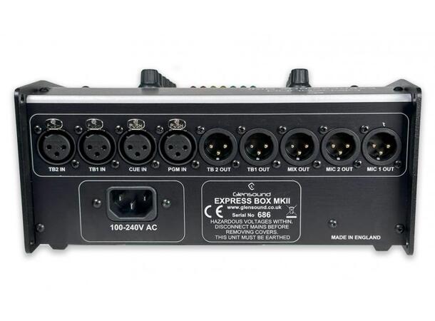 Glensound Express Box MKII Simple 2 position commentary unit 