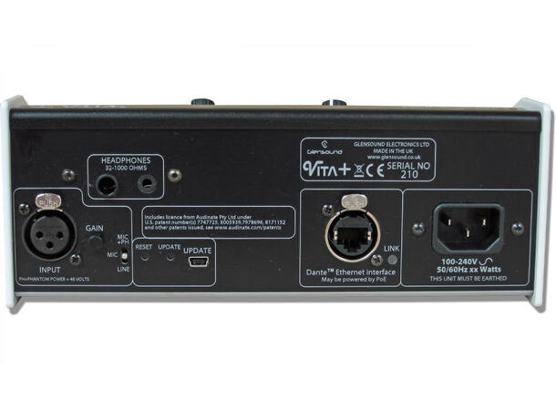 Glensound VITA Plus Commentary Unit With Talkback & Dante 