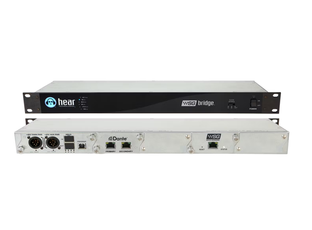 Hear Technologies WSG Bridge for Dante Bridge the Waves SoundGrid and Dante™ pr 
