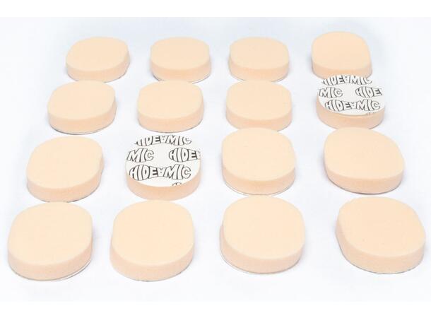 Hide-a-mic Foam-o-pad Beige 16 multipurpose foam pads, beige 