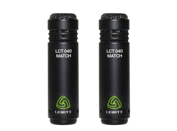 Lewitt LCT 040 MATCH STEREO PAIR Well-balanced sound, pleasant high-end 
