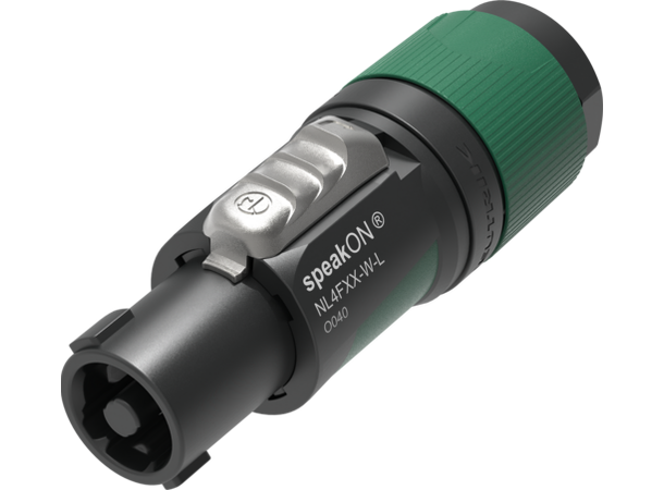Neutrik NL4FXX-W-L 4 pole speakON cable connector, 10-16mm 