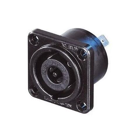 Neutrik NLT8MPXX Speakon chassis 8P Han Sort G-type l&#229;s