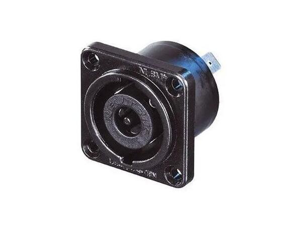 Neutrik NLT8MPXX Speakon chassis 8P Han Sort G-type lås 