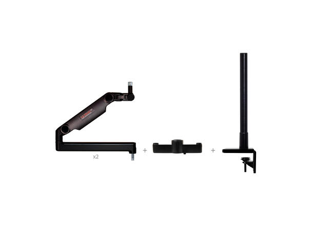 O.C.White ULP-2RT-13 ProBoom Gen2 Black Microphone Arm Roundtable Special 