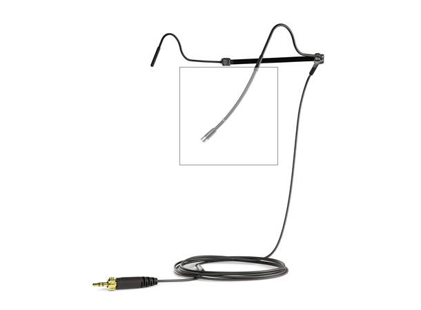 SENNHEISER HS 2 BK sort farge, 3,5 mm jack 