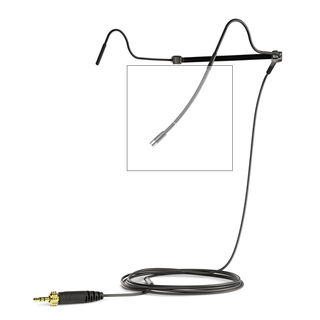 SENNHEISER HS 2 BK sort farge, 3,5 mm jack