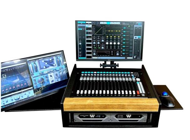 SoundSurface DT-Case 2U Møbel for 2x skjerm og Waves LV1 system 