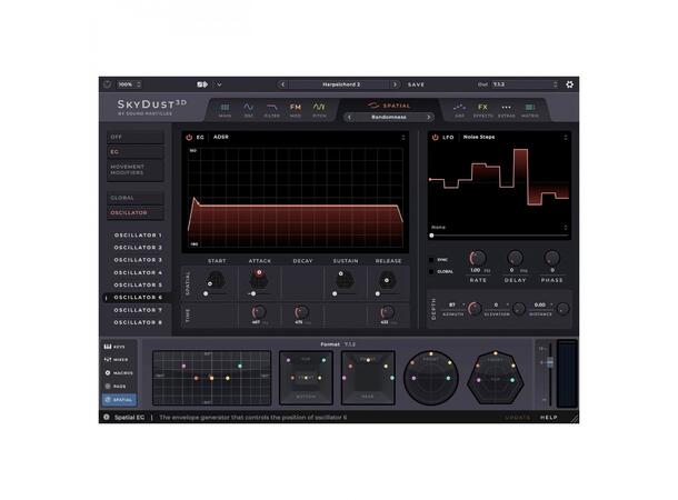 Sound Particles SkyDust Stereo Softsynth Stereo og Binaural