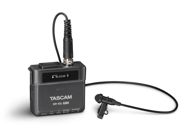 TASCAM DR-10L Pro Audio Recorder 32-Bit Float with Lavalier Microphone 