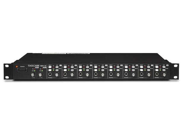 TASCAM MH-8 headphones amplifier High-power 8-channel 