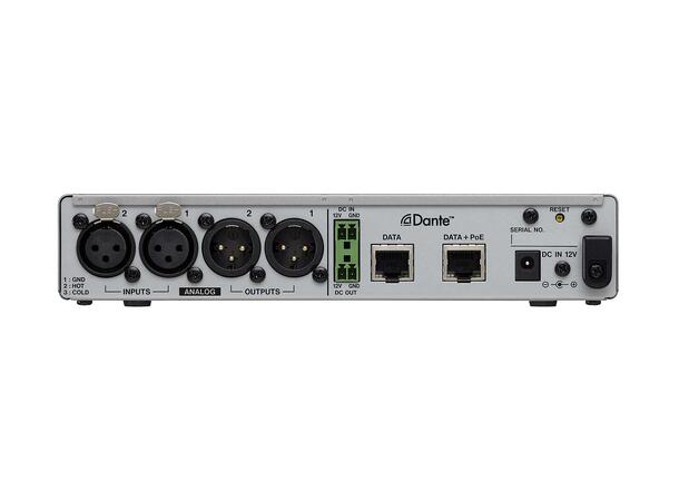 TASCAM MM-2D-X Dante Converter DSP 2 In/2 Out Analog MIC/Line, XLR 