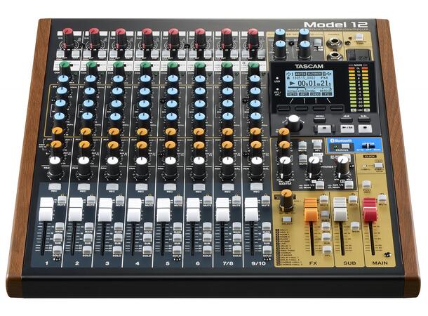 TASCAM MODEL 12 - 10 kanals mikser + 12 in 10 USB Interface 