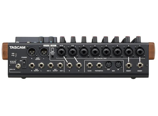 TASCAM MODEL 12 - 10 kanals mikser + 12 in 10 USB Interface 