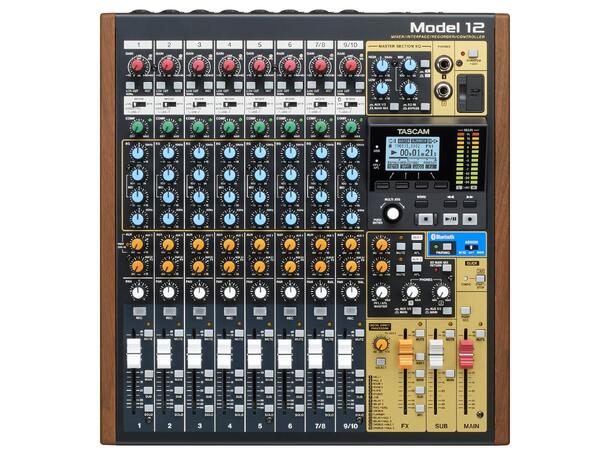 TASCAM MODEL 12 - 10 kanals mikser + 12 in 10 USB Interface 