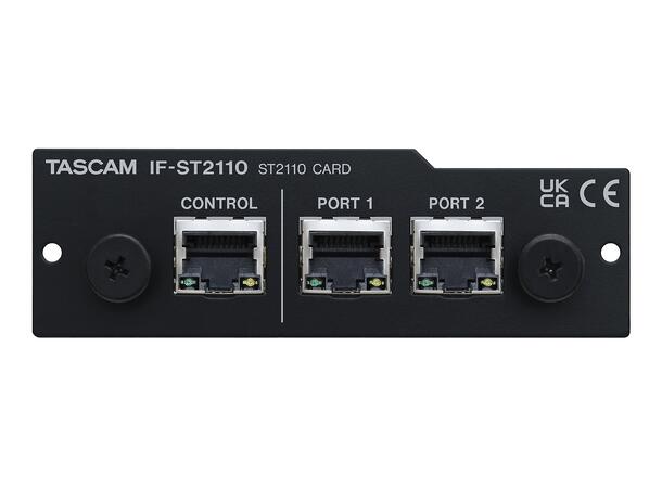 TASCAM Sonicview IF-ST2110 ST2110 Card 64In/64Out @48k 32In/32 Out 