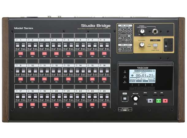 TASCAM Studio Bridge Lydkort & opptager 24 kanals DAW lydkort med lokal opptager 