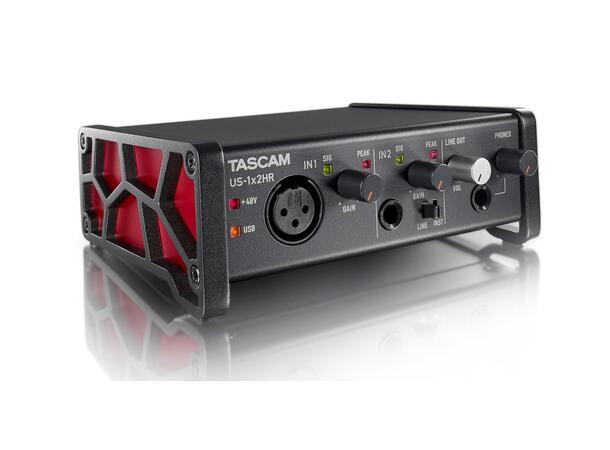 TASCAM US-1X2HR USB-C Audio Interface One XLR microphone input with phantom