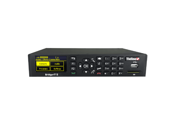 Tieline Bridge-IT II audio Codec POINT TO POINT, MULTIPOINT AND AAC 