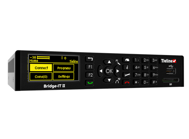 Tieline Bridge-IT II audio Codec POINT TO POINT, MULTIPOINT AND AAC