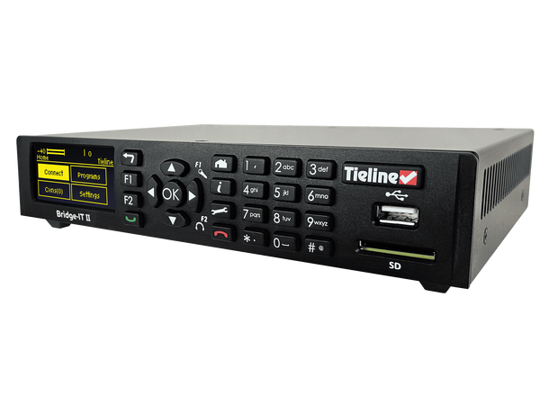 Tieline Bridge-IT II audio Codec POINT TO POINT, MULTIPOINT AND AAC 