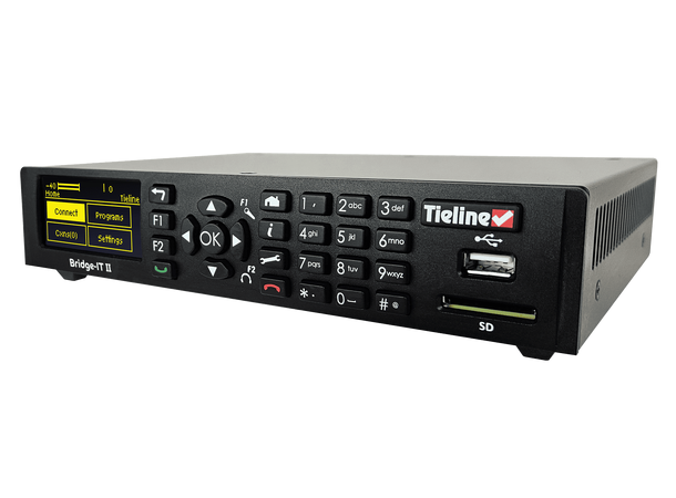 Tieline Bridge-IT II audio Codec POINT TO POINT, MULTIPOINT AND AAC 