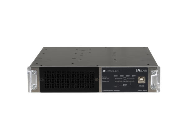dB Technologies IA504 D 4-ch amplifier DANTE,DSP,RDNet, installasjonsforsterker 