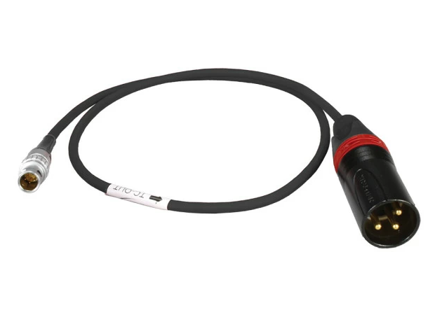AMBIENT TC-OUT - TIMECODE CABLE PUSHPULL 5-PIN (LEMO-COMPATIBLE) TO XLR3M