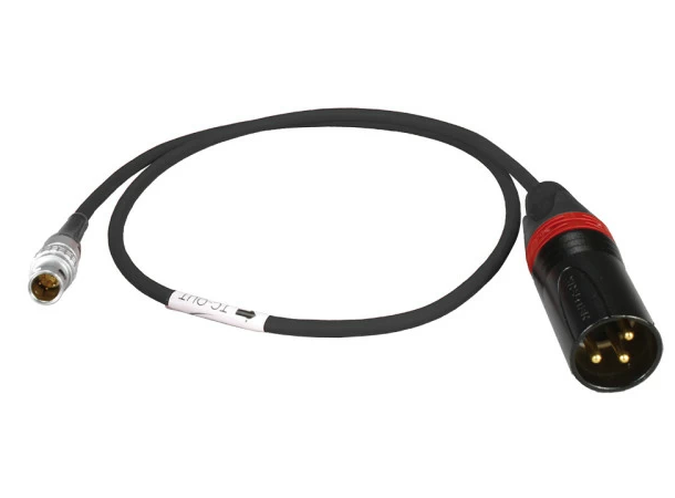 AMBIENT TC-OUT - TIMECODE CABLE PUSHPULL 5-PIN (LEMO-COMPATIBLE) TO XLR3M 