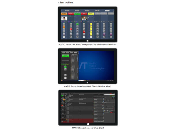 AVT MSP MAGIC Server Professional > 96-kanalers Telefon Hybrid/Codec Sever 