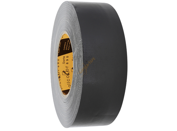 Allcolor Gaffer-Tape 690 Black High quality PE-coated L: 50m, W: 50mm 