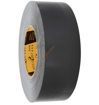 Allcolor Gaffer-Tape 690 Black High quality PE-coated L: 50m, W: 50mm