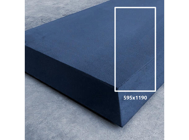 Artnovion Flat Tox RCT - Absorbent Blå Violet blue - Pakke 4 stk - 120x60x6 cm 