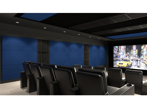 Artnovion Sparta Absorber Merrick Pakke med 4 paneler, 1190x595x60mm, grå 