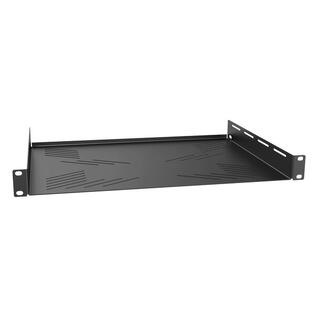 Caymon IS120, Rackhylle, 19&quot;, 1 Unit Solid og st&#248;dig, sort utf&#248;relse
