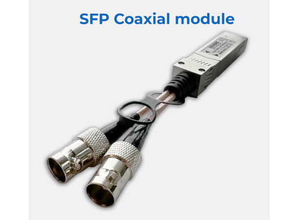 Ferrofish SFP Module Coaxial m/kabel SFP MADI COAX for Pulse 16 / A32 