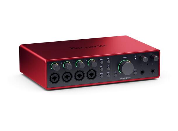 Focusrite Scarlett 18i16 4th Gen USB-lydkort, 18 inn/16 ut 