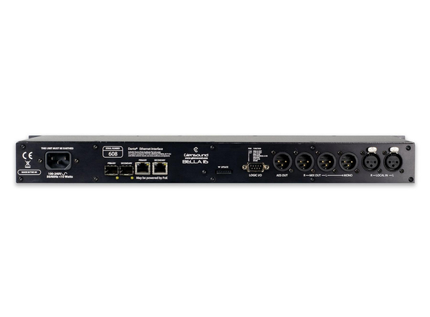Glensound BELLA 16 audio monitoring unit Dante/AES67 19" 