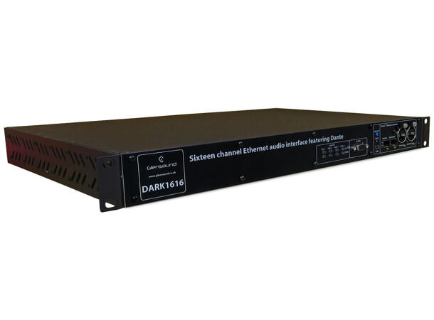 Glensound DARK1616 ADDA konverter Digital AES3, Dante og ADDA 