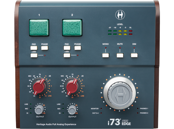 Heritage Audio i73 Pro EDGE Lydkort Lydkort med Native Plugins DSP, ADAT 
