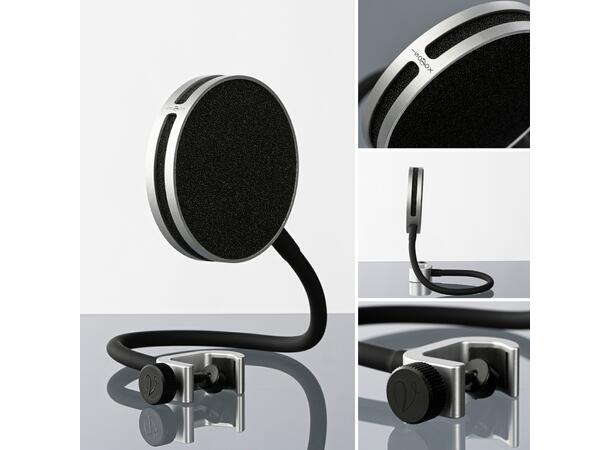 ISOVOX ISOPOP Premium Popfilter Silver, 2 forskjellige filter, vaskbart 