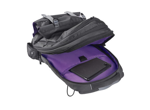 K-Tek KSBPXP Stingray BackPack XP With integrated harness (purple, black) 