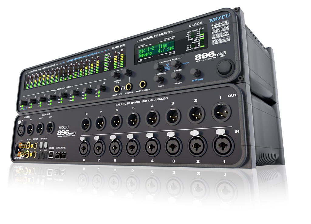 MOTU 896 mk3 Hybrid Audio Interface 24bit 192 kHz Prolyd