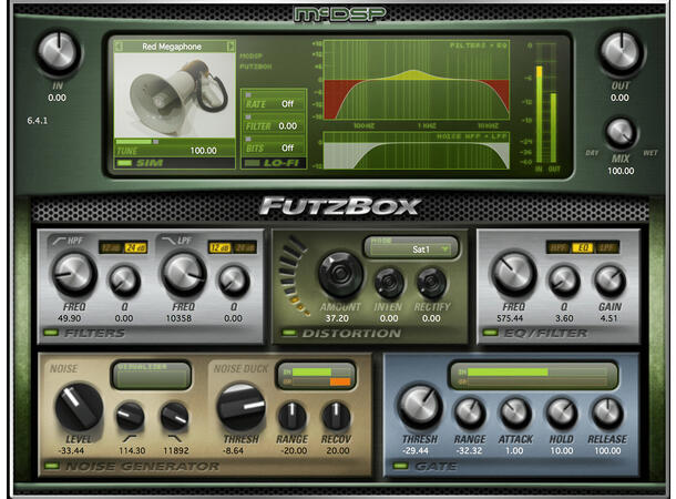 McDSP FutzBox HD v6>v7 Upograde AAX DSP/Native/VST/AU 