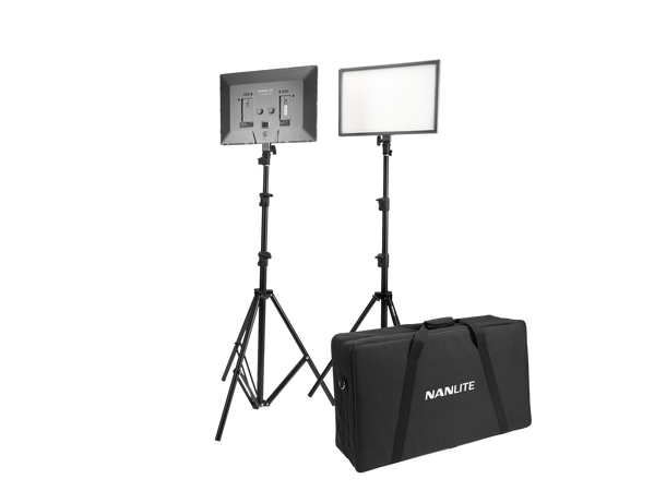 Nanlite LumiPad 25 LED 2 Light kit with stand and bag 