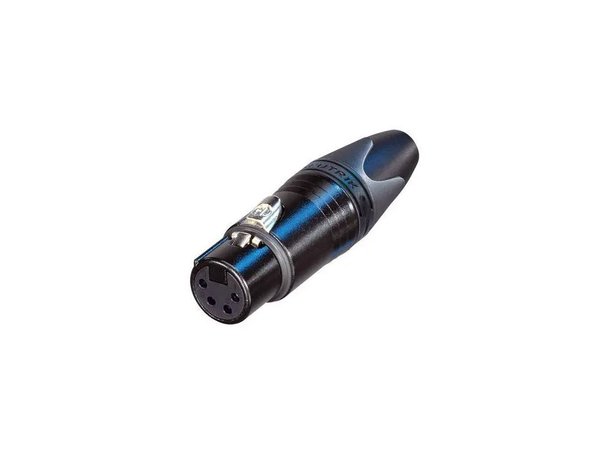 Neutrik NC4FXX-BAG XLR plugg 4P Hun Sort 