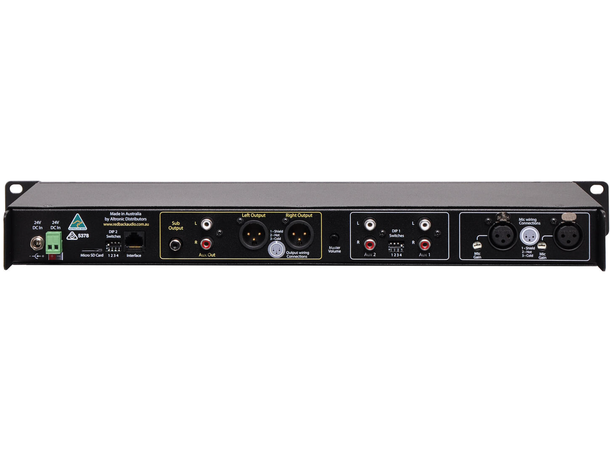 REDBACK A4411 Rackmikser med 4 innganger 2 mik, 2 linje. Stereo ut 