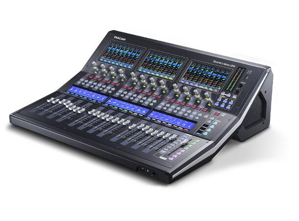 TASCAM Sonicview 24 Digital mixing console with 3 touch screens