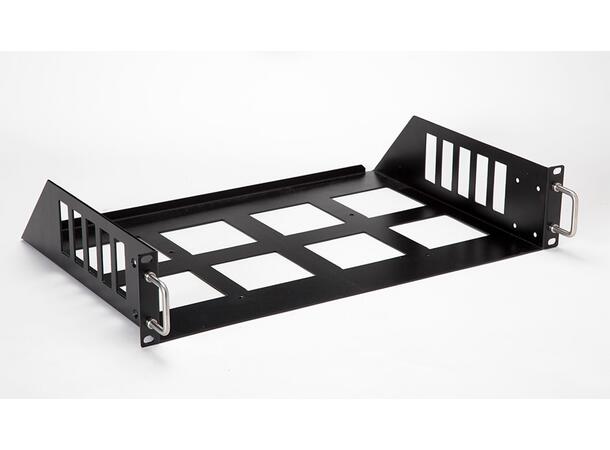 Waves Live 2U Rackhylle for side-by-side montering av halvrack 