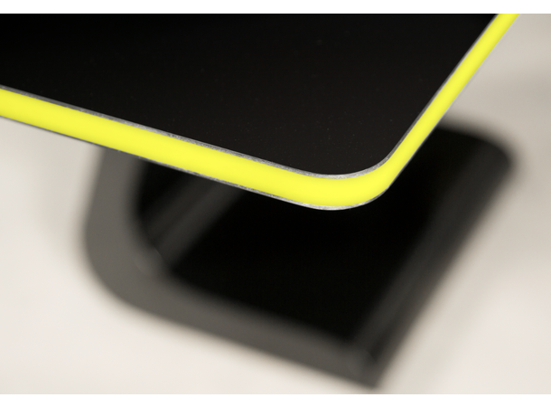 Zaor Vela R Black Gloss LED Minimal Design Desk Black with Led Kit 